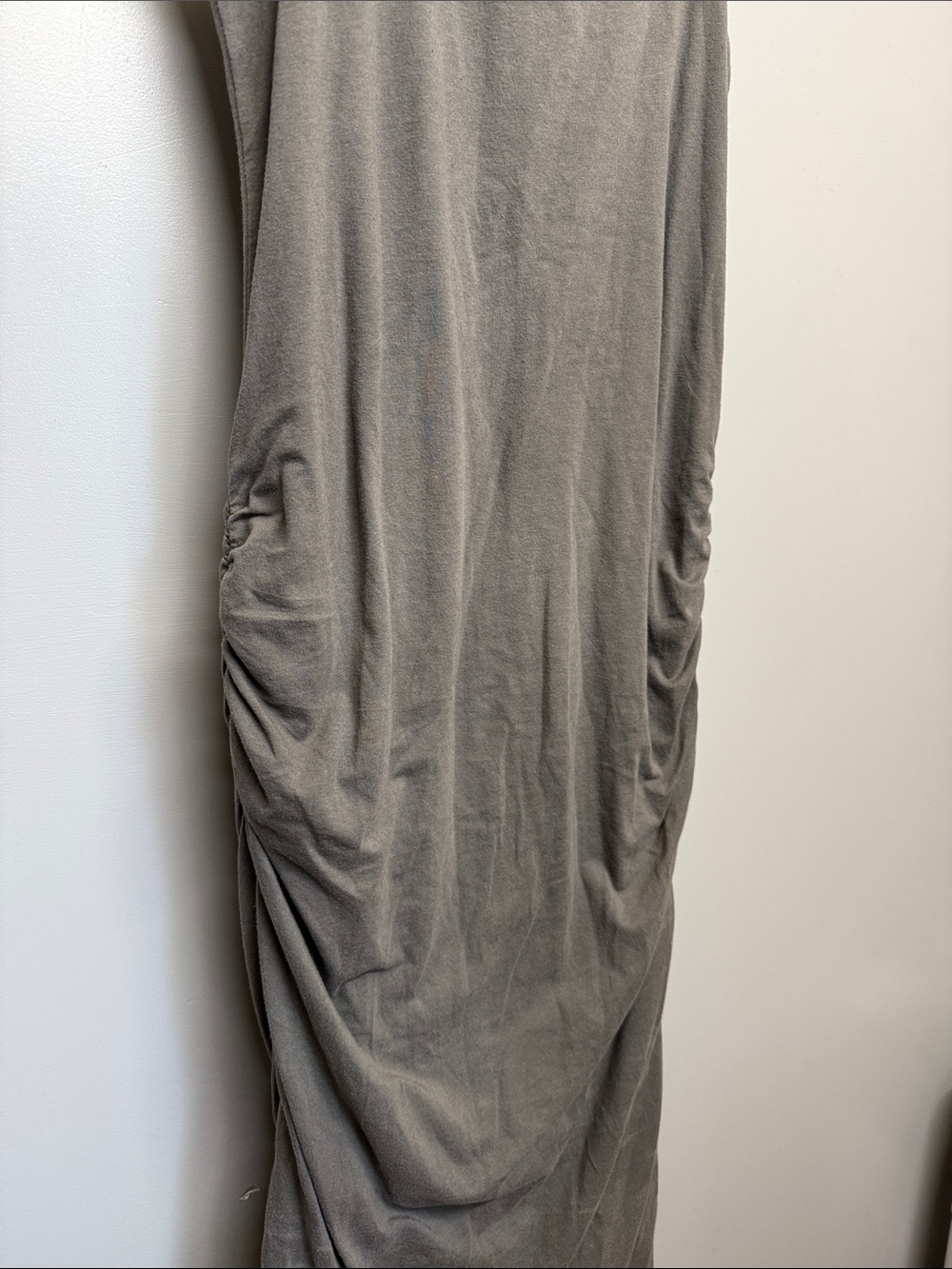 James Perse Cotton Sleeveless V-Neck Maxi Dress - Charcoal - Picture 3 of 7